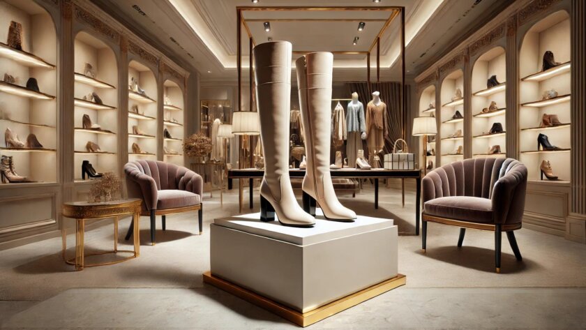 Beżowe kozaki- hit czy kit