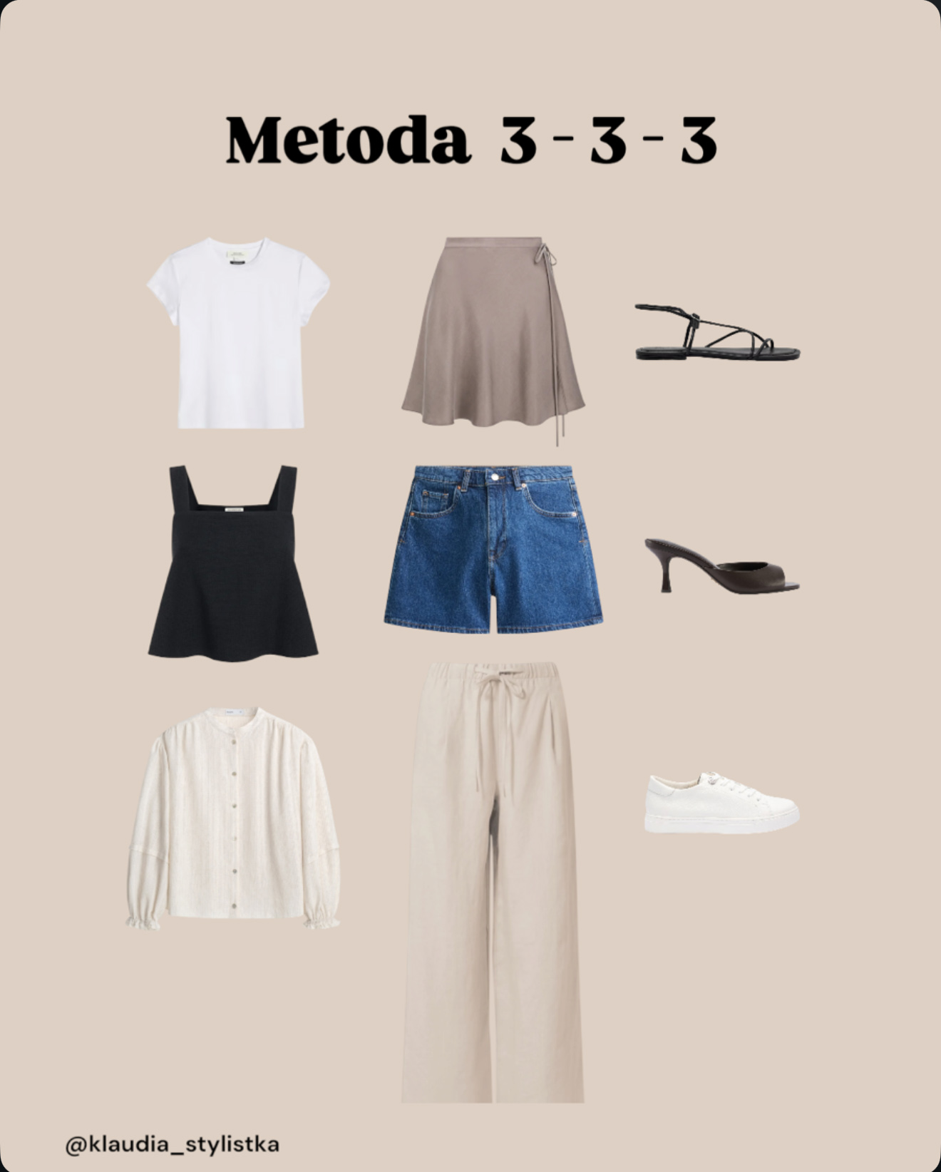 Metoda 3-3-3 na lato