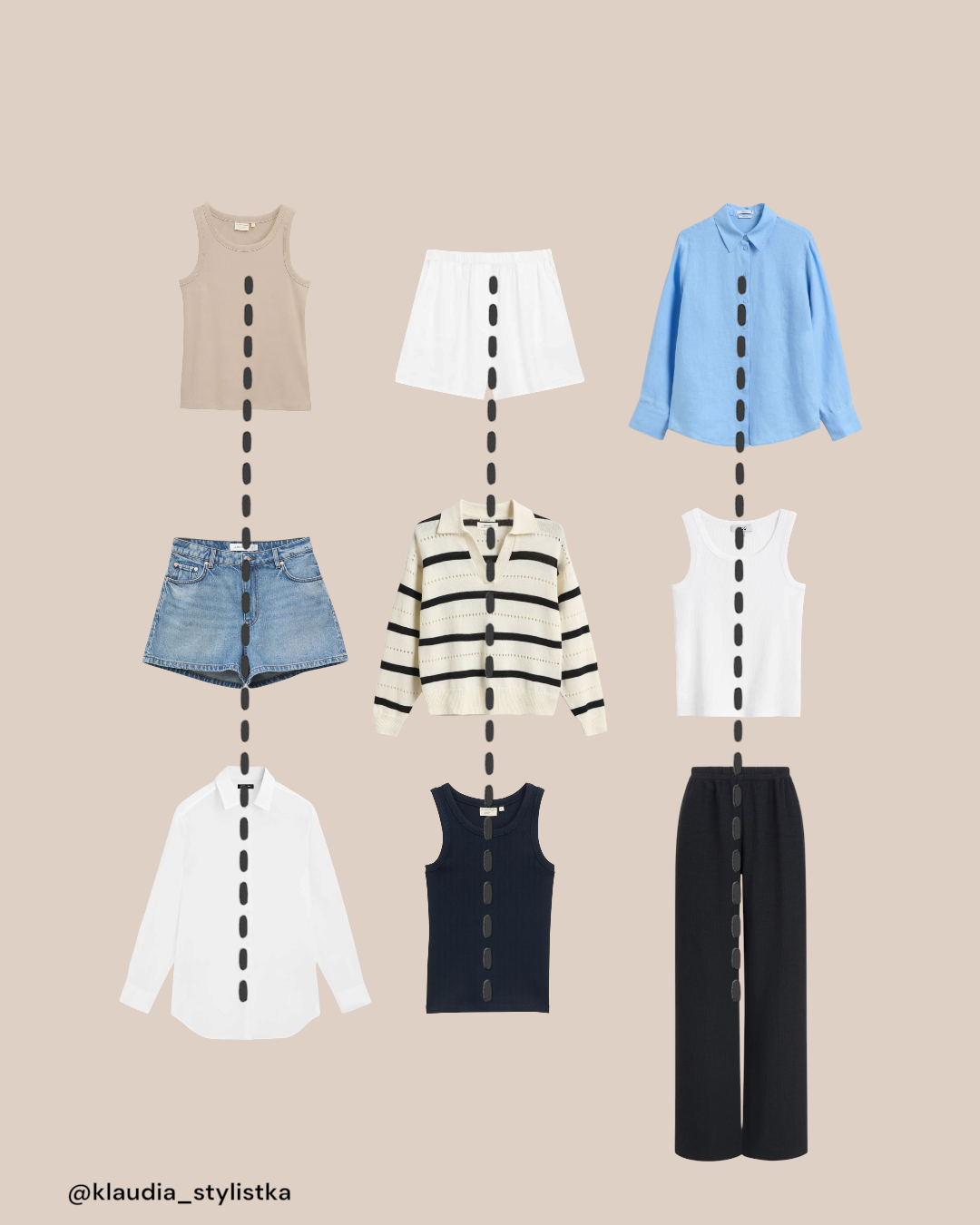 szafa kapsułowa na lato